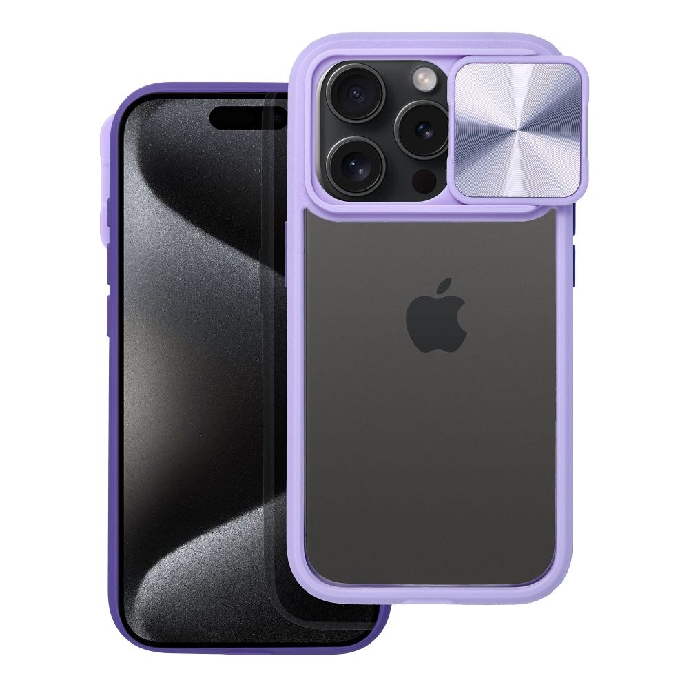 Pokrowiec Slider fioletowy Apple iPhone 12