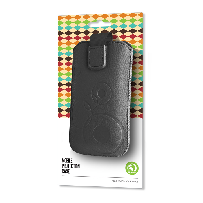 Pokrowiec Slim Up GreenGo Vinci czarny Apple iPhone 5