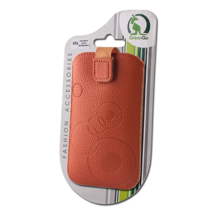 Pokrowiec Slim Up Vinci Premium XL (iPhone) pomara�czowy Apple iPhone 4 / 2