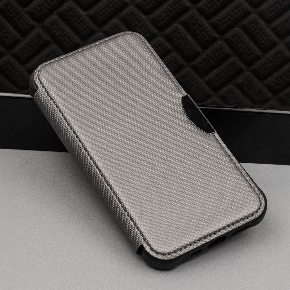 Pokrowiec Smart Carbon srebrne Apple iPhone SE 2022 / 8