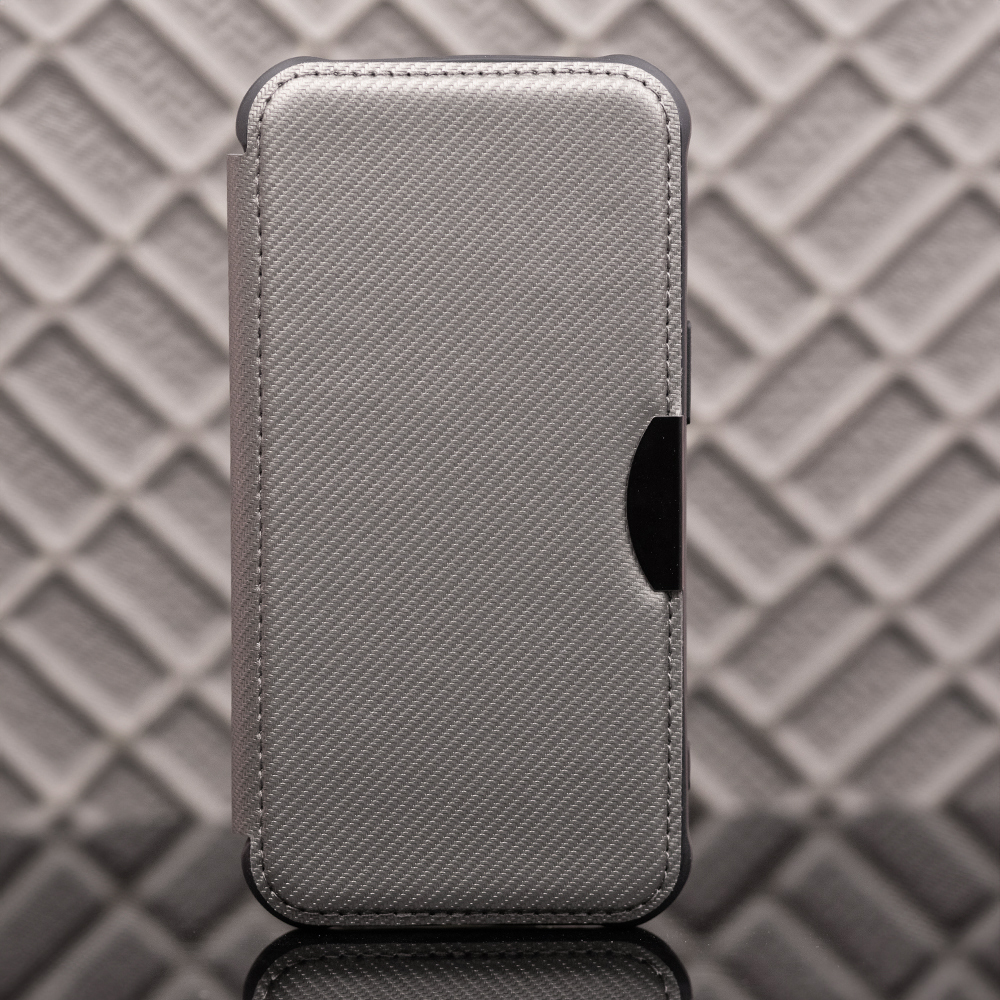 Pokrowiec Smart Carbon srebrne Apple iPhone 8 / 9