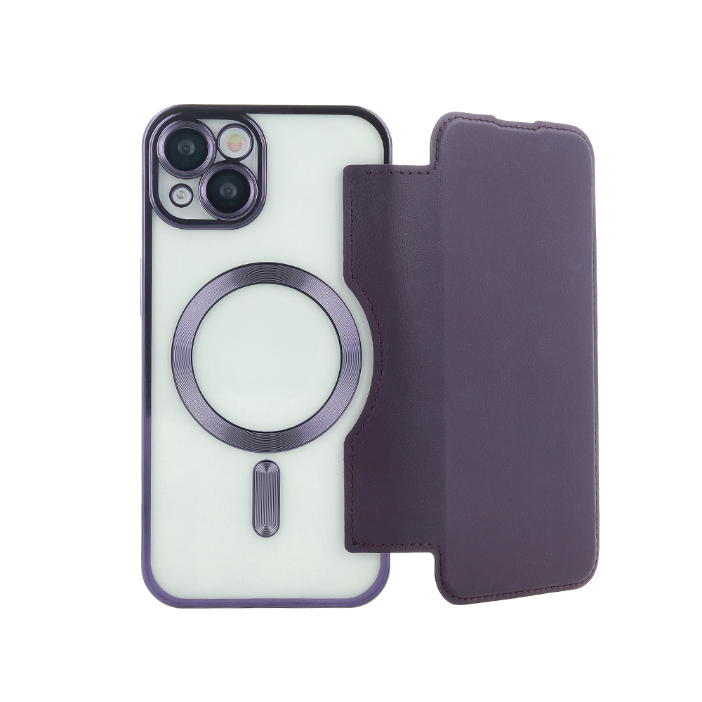Pokrowiec Smart Chrome Mag fioletowy Apple iPhone 14 / 4