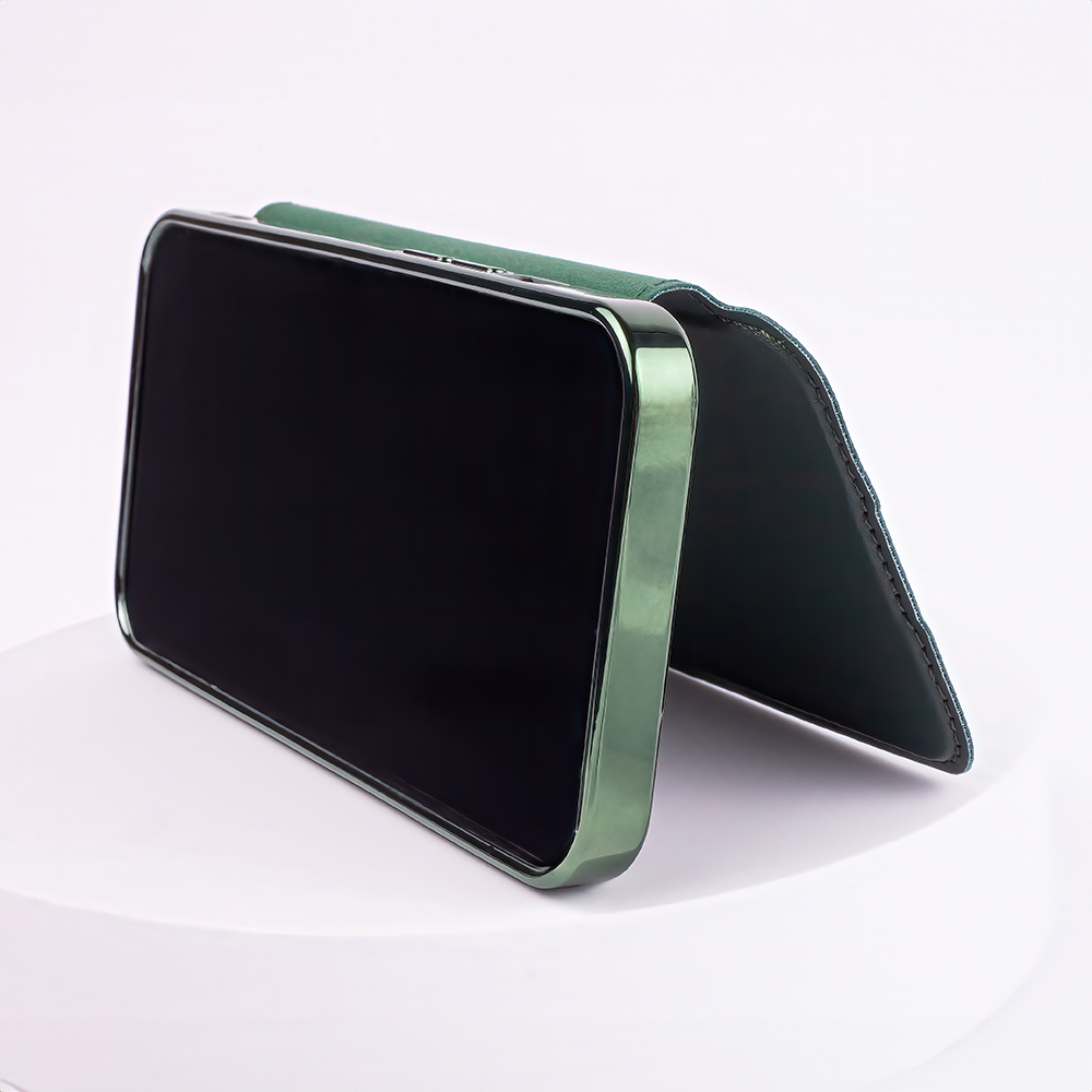 Pokrowiec Smart Chrome Mag zielona Apple iPhone 14 / 6