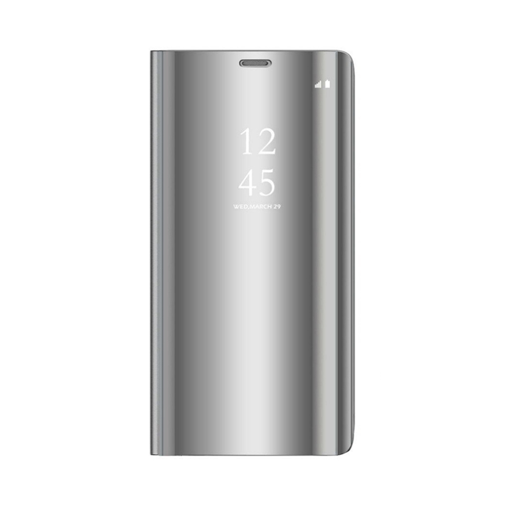 Pokrowiec Smart Clear View srebrny Motorola Moto G9