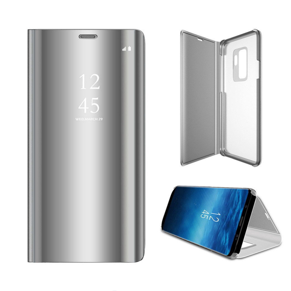 Pokrowiec Smart Clear View srebrny Motorola Moto G9 Play / 2