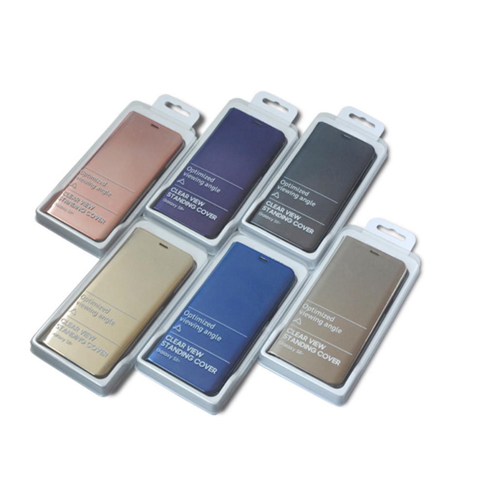 Pokrowiec Smart Clear View srebrny Motorola Moto G9 Play / 7