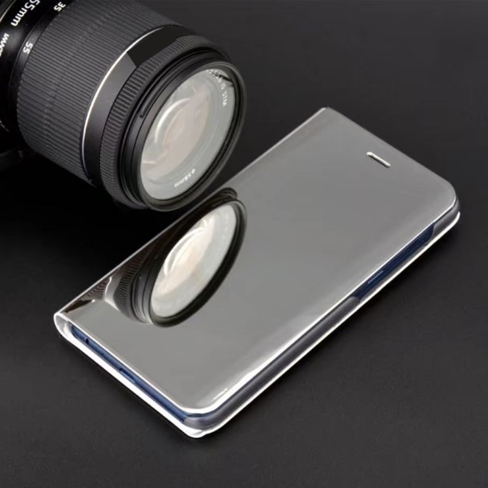 Pokrowiec Smart Clear View srebrny Xiaomi Redmi 9C / 5