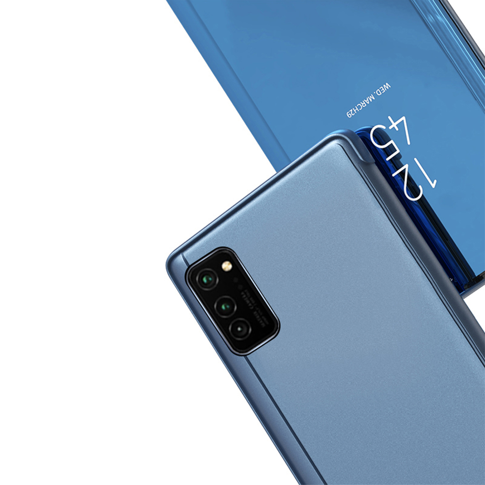 Pokrowiec Smart Clear View niebieski Motorola Moto G8 Plus / 2