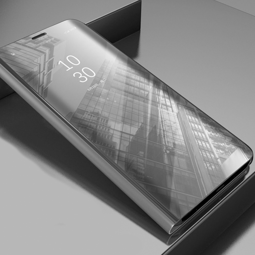 Pokrowiec Smart Clear View srebrny Samsung Galaxy A42 5G / 4