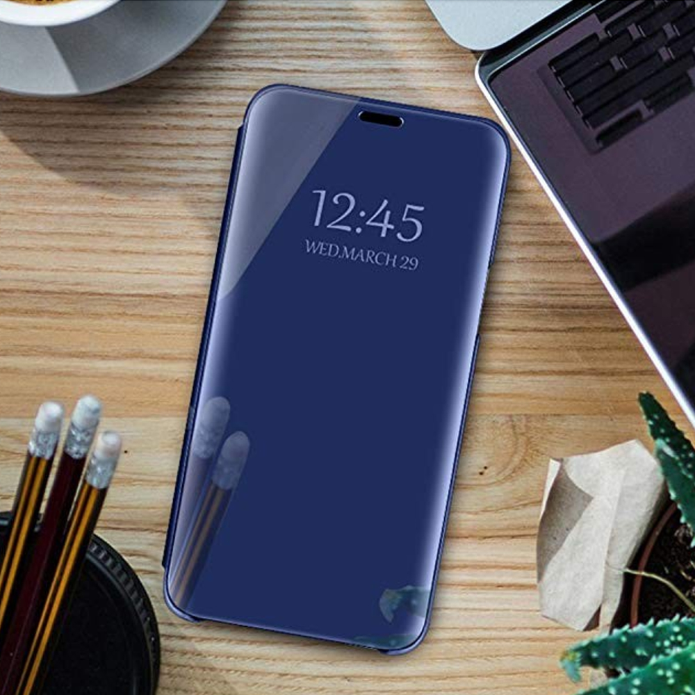 Pokrowiec Smart Clear View niebieski Samsung Galaxy Note 10 Lite / 8