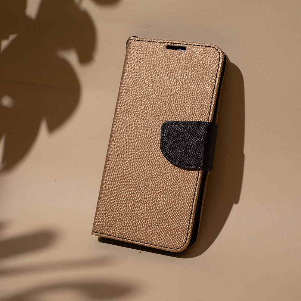 Pokrowiec Smart Fancy czarno-z�ote Motorola Moto G34 5G / 9
