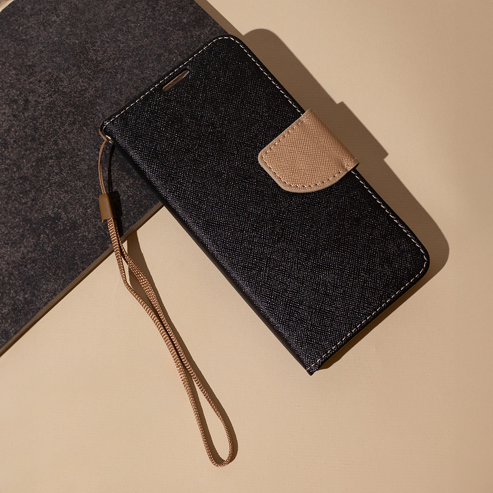 Pokrowiec Smart Fancy czarno-z�ote Samsung Galaxy S24 FE / 9