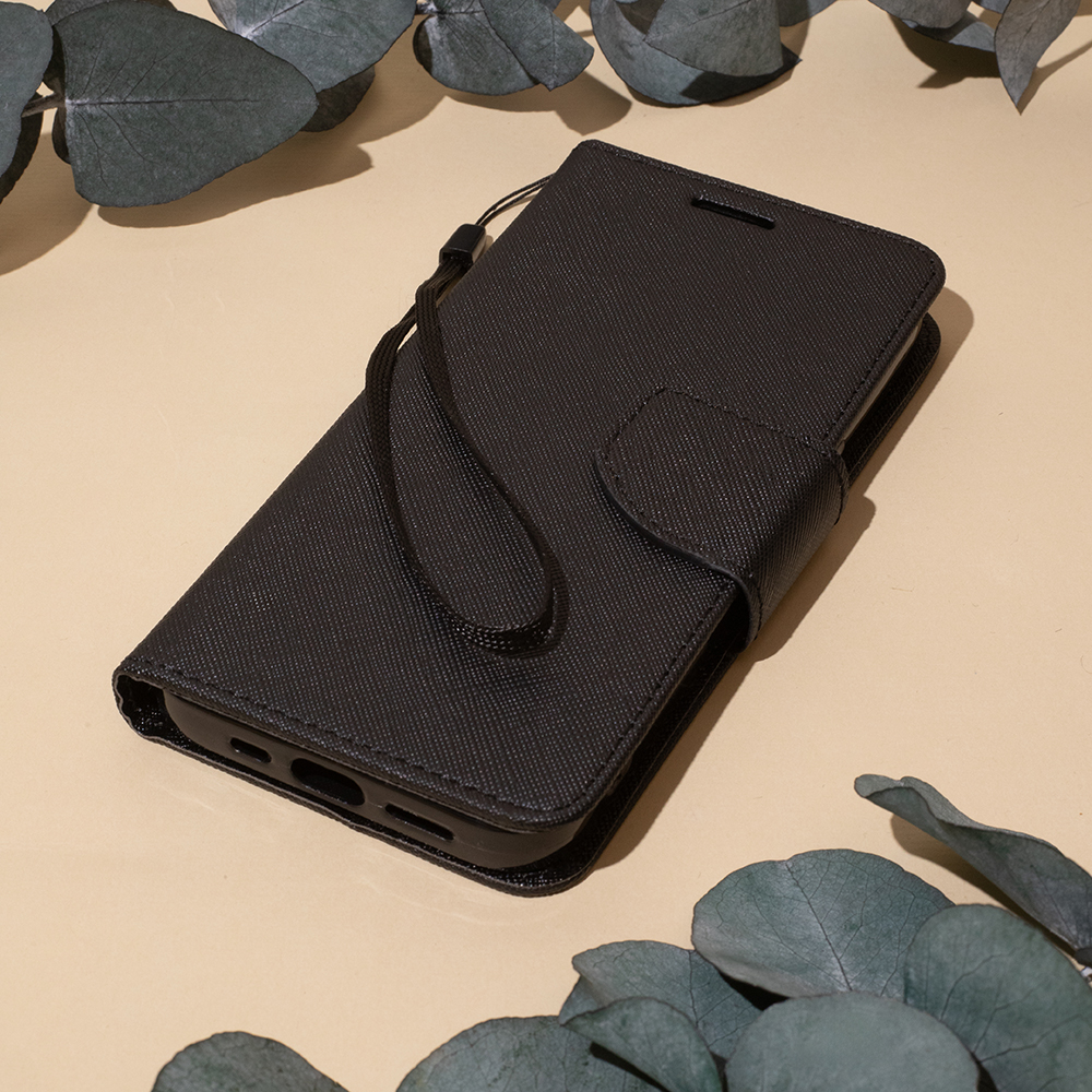 Pokrowiec Smart Fancy czarny Motorola Moto Edge 40 Neo / 9