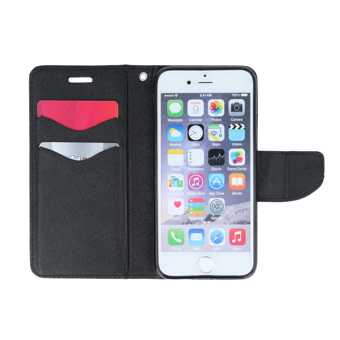 Pokrowiec Smart Fancy czarny Samsung Galaxy J3 (2016) J320 / 3