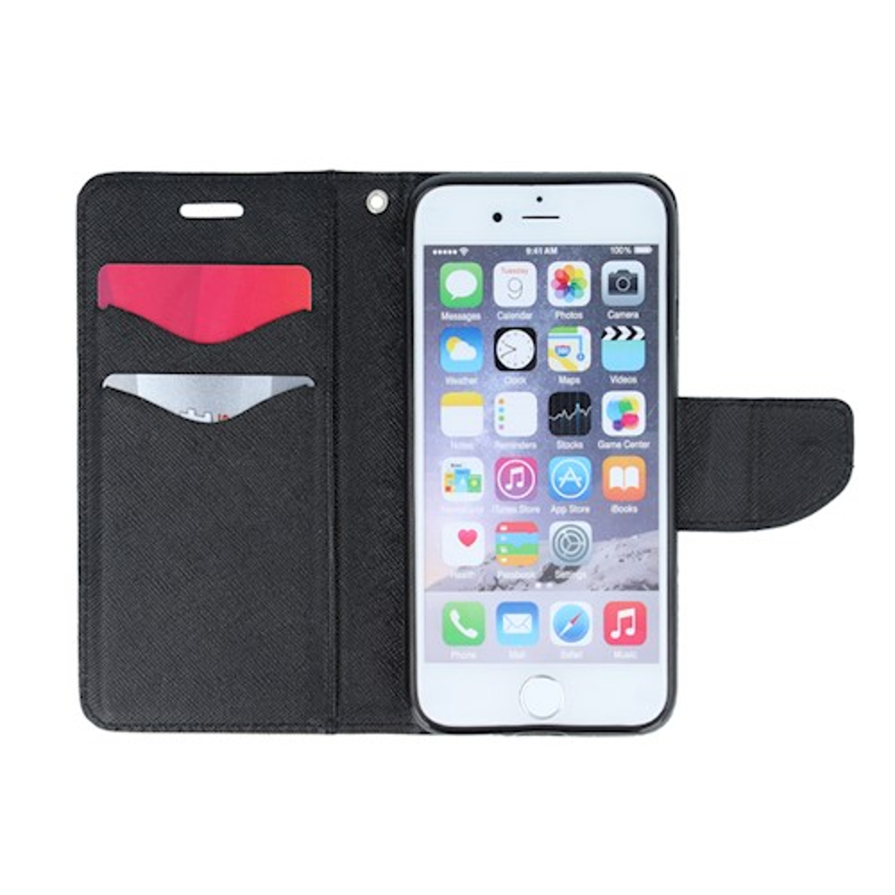 Pokrowiec Smart Fancy z�oto-czarne Apple iPhone 15 Plus / 3