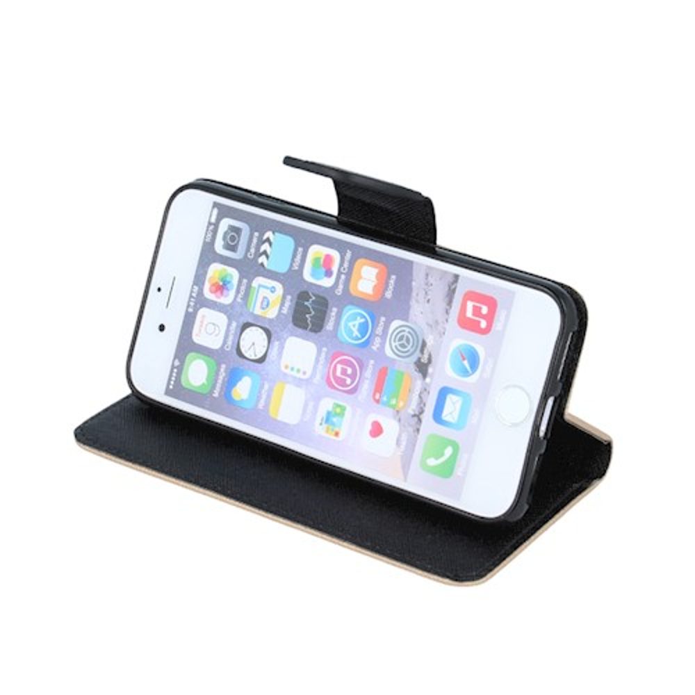 Pokrowiec Smart Fancy z�oto-czarne Samsung Galaxy S24 Ultra / 4