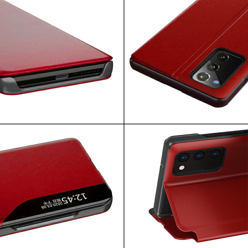Pokrowiec Smart Flip Cover czerwony Samsung A02S / 3