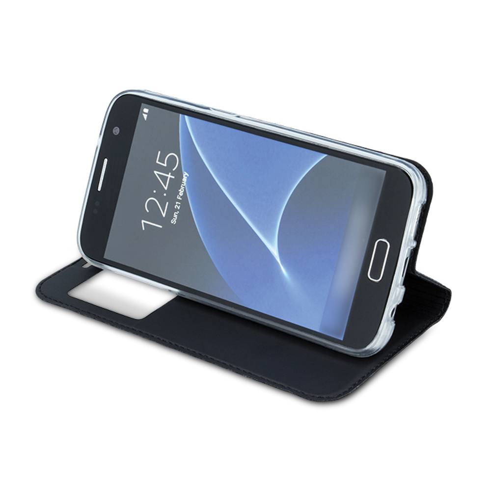 Pokrowiec Smart Look czarny Samsung Galaxy S10 Plus / 4