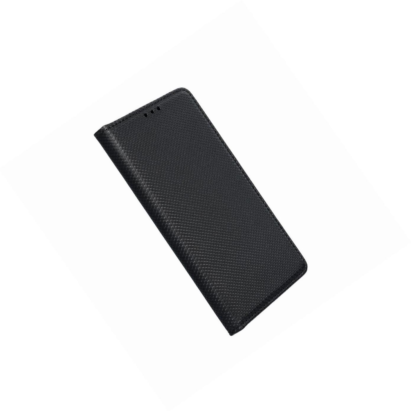 Etui zamykane z klapką i magnesem Smart Magnet czarny Apple iPhone 12 Etui zamykane z klapką i magnesem Smart Magnet czarny Apple iPhone 12