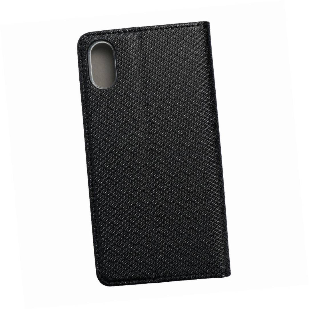 Etui zamykane z klapk� i magnesem Smart Magnet czarny Apple iPhone X