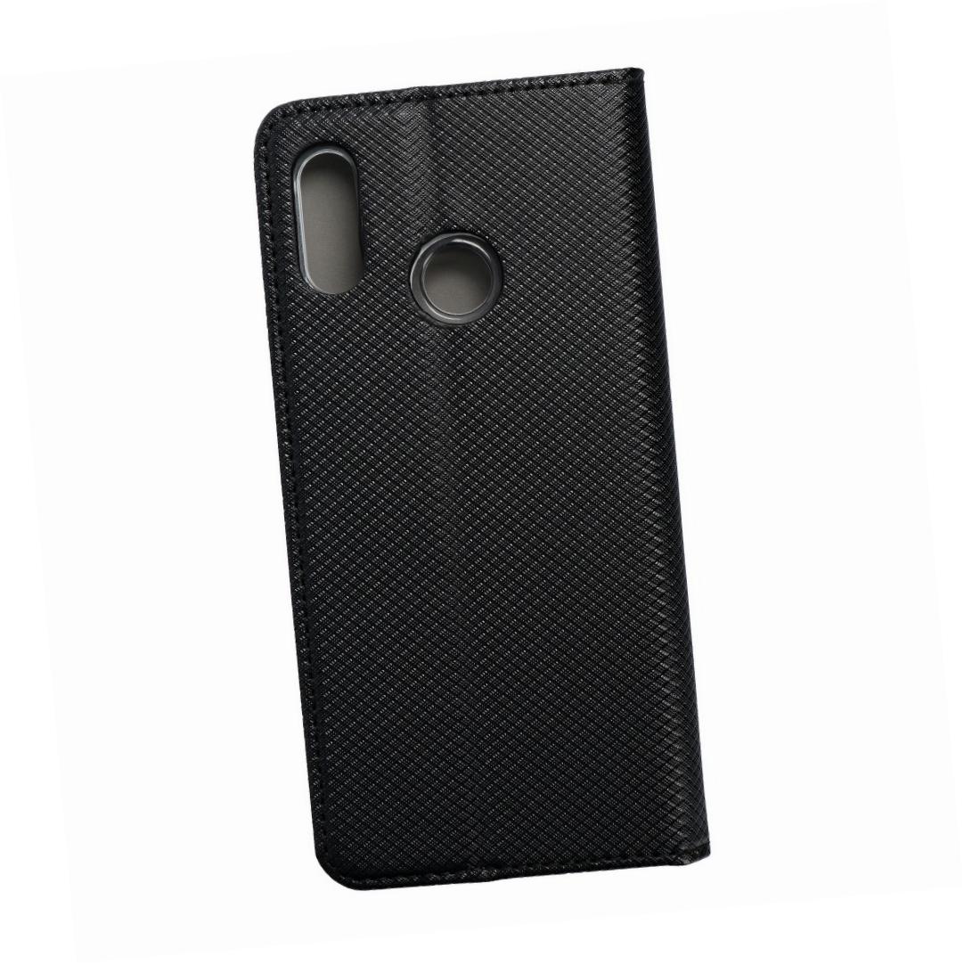Etui zamykane z klapk� i magnesem Smart Magnet czarny Huawei P20 Lite