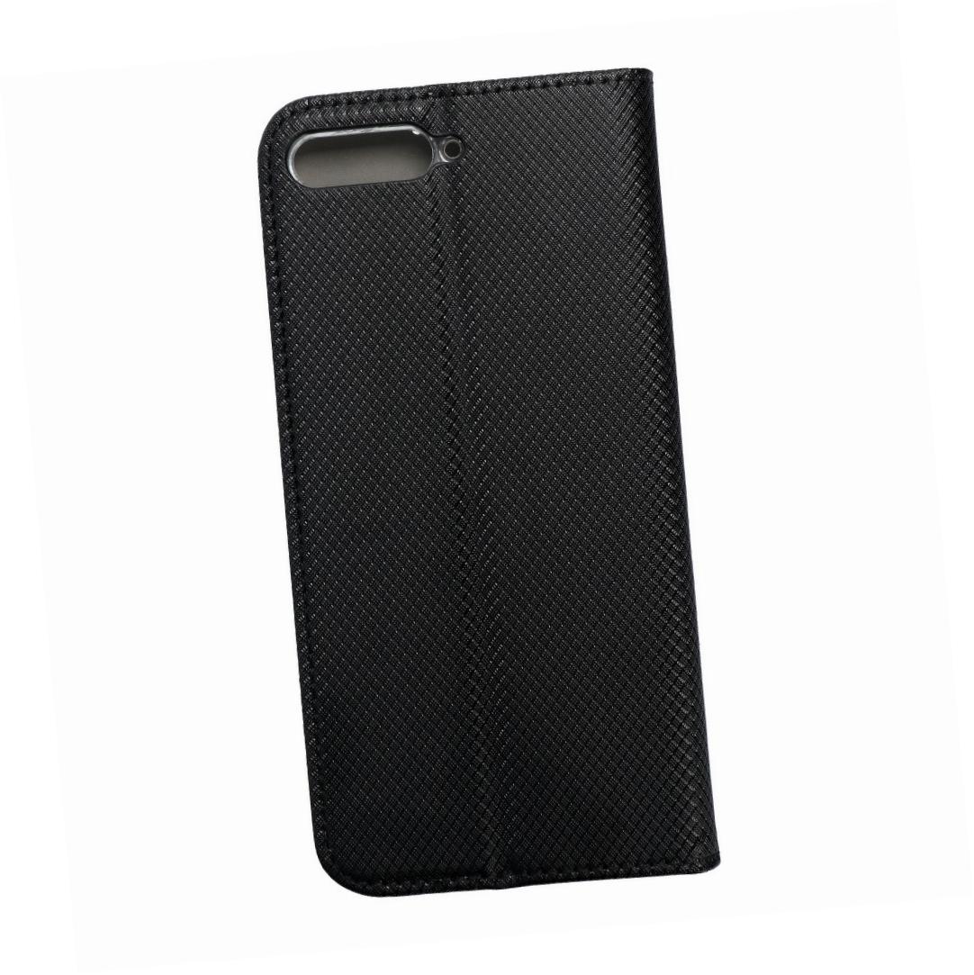 Etui zamykane z klapk� i magnesem Smart Magnet czarny Huawei Y6 (2018)