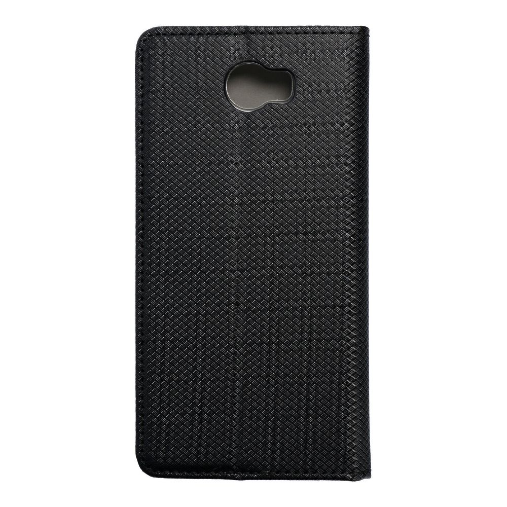 Etui zamykane z klapką i magnesem Smart Magnet czarny Huawei Y6 II Compact / 2 Etui zamykane z klapką i magnesem Smart Magnet czarny Huawei Y6 II Compact / 2