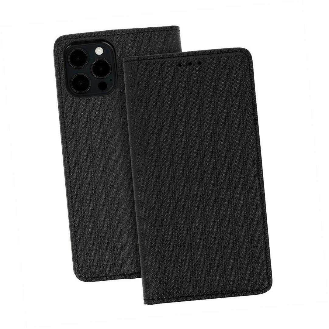 Etui zamykane z klapk� i magnesem Smart Magnet czarny Motorola Moto E22