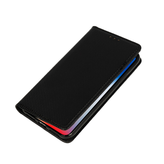 Etui zamykane z klapk� i magnesem Smart Magnet czarny Samsung Galaxy F02S / 6