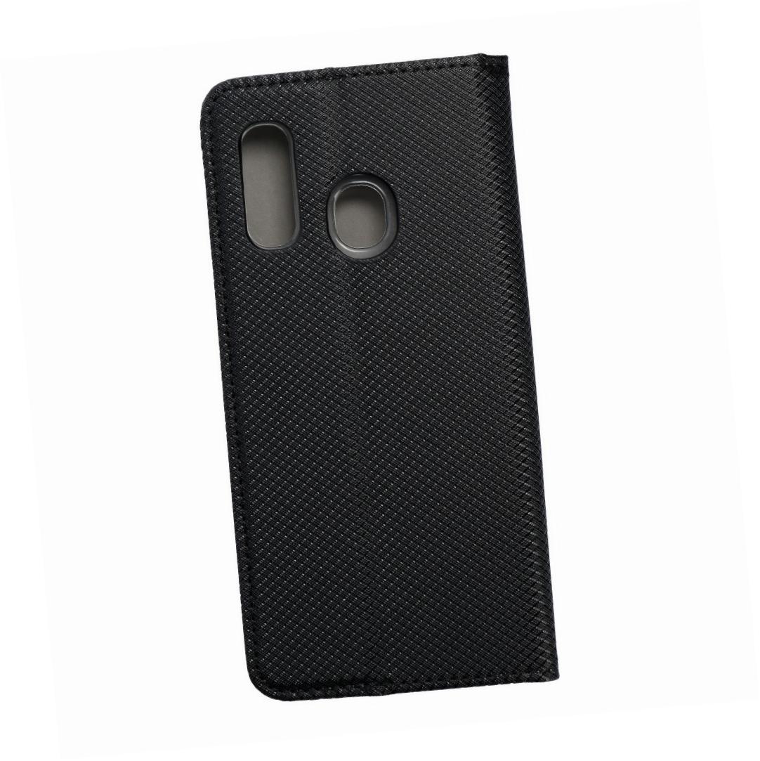 Etui zamykane z klapk� i magnesem Smart Magnet czarny Samsung Galaxy A40