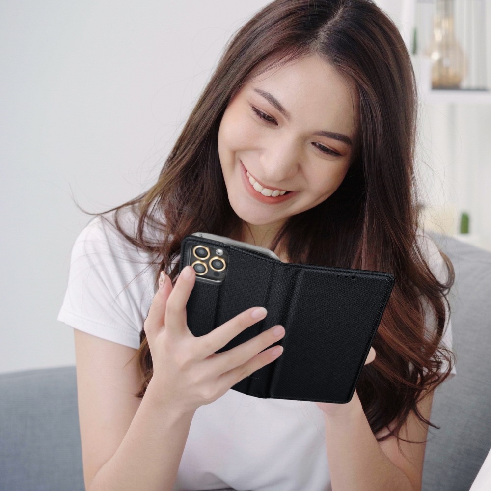 Pokrowiec Smart Magnet Book czarny Samsung Galaxy Note 10 Plus / 3