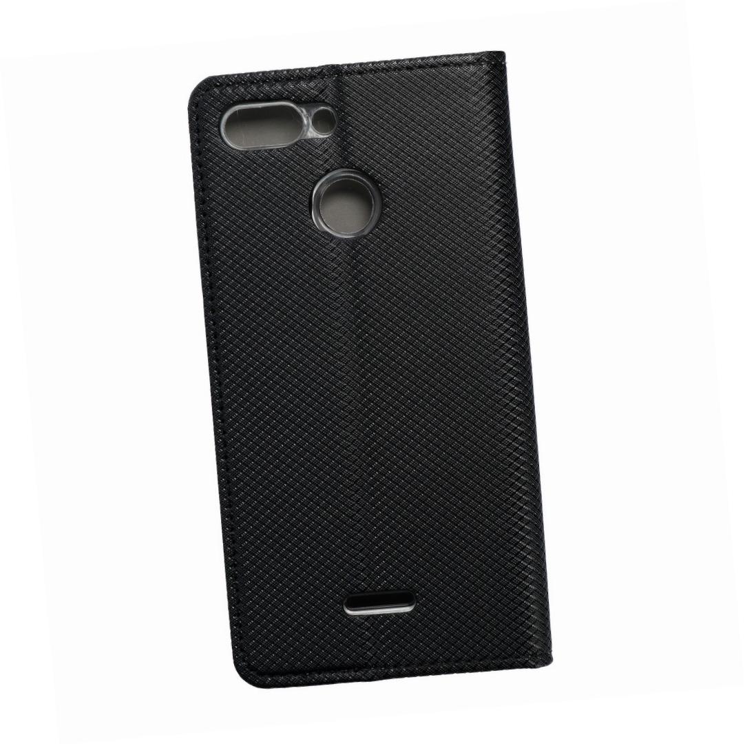 Etui zamykane z klapk� i magnesem Smart Magnet czarny Xiaomi Redmi 6
