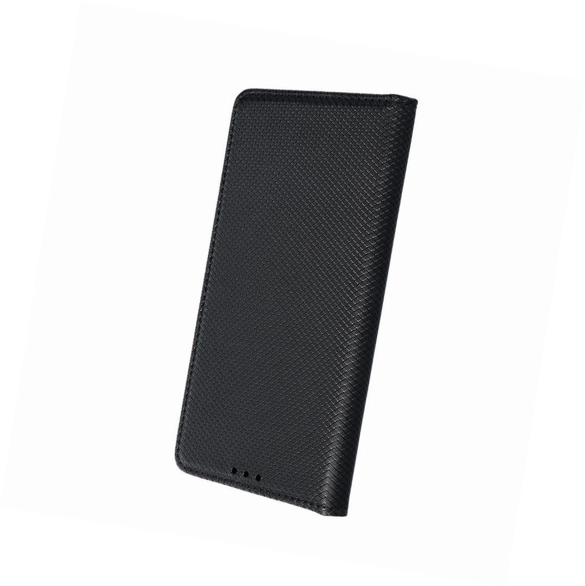 Etui zamykane z klapk� i magnesem Smart Magnet czarny Xiaomi Redmi 9