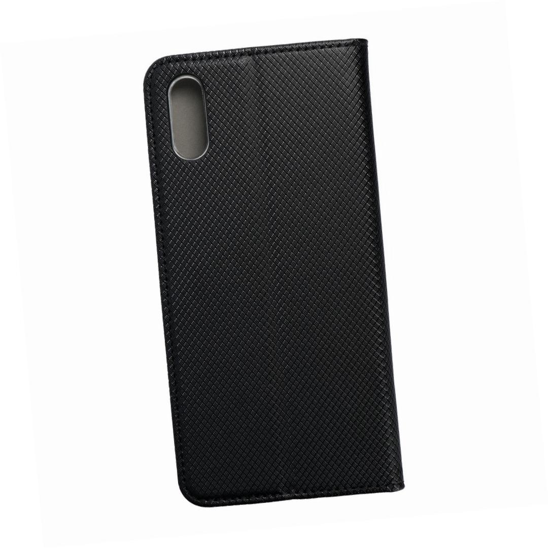 Etui zamykane z klapk� i magnesem Smart Magnet czarny Xiaomi Redmi 9A