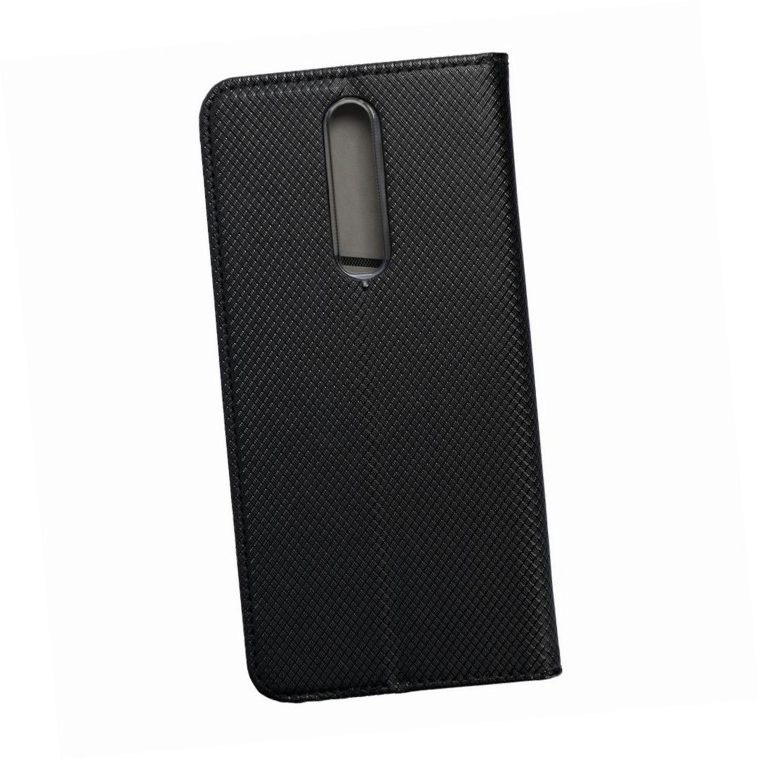 Etui zamykane z klapk� i magnesem Smart Magnet czarny Xiaomi Redmi K30