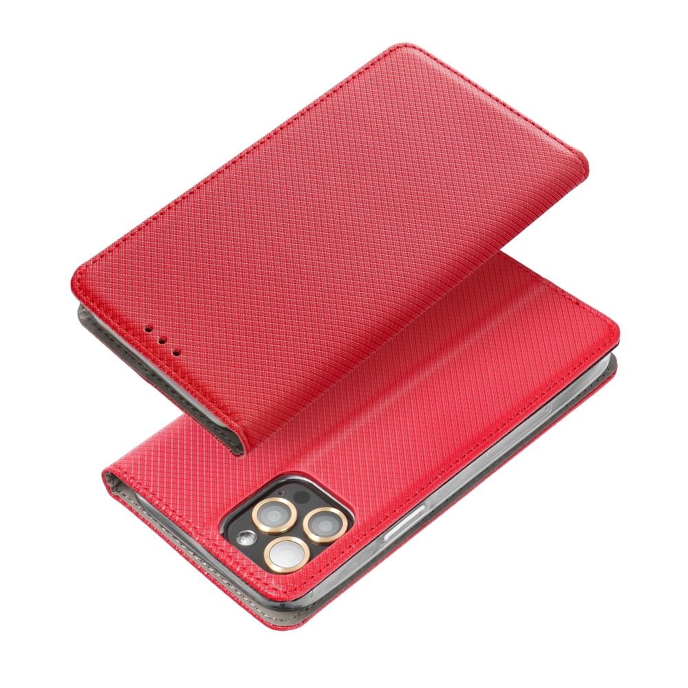 Pokrowiec Smart Magnet Book czerwony Apple iPhone 12 / 5