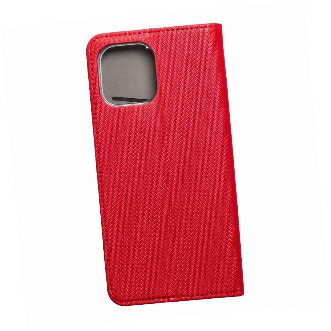 Etui zamykane z klapką i magnesem Smart Magnet czerwony Apple iPhone 12 Pro Max Etui zamykane z klapką i magnesem Smart Magnet czerwony Apple iPhone 12 Pro Max