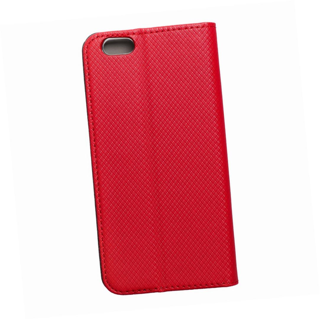Etui zamykane z klapk� i magnesem Smart Magnet czerwony Apple iPhone 6