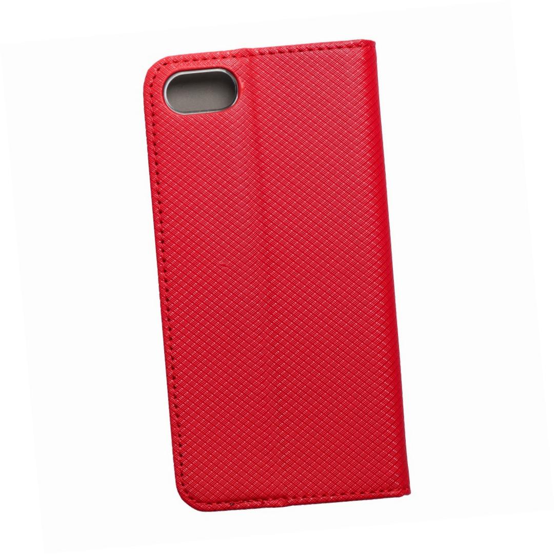 Etui zamykane z klapką i magnesem Smart Magnet czerwony Apple iPhone SE 2020 Etui zamykane z klapką i magnesem Smart Magnet czerwony Apple iPhone SE 2020