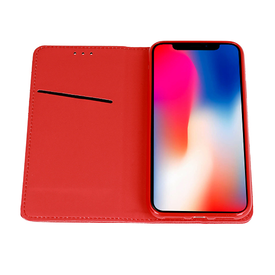 Etui zamykane z klapk i magnesem Smart Magnet czerwony Apple iPhone SE 2020 / 3