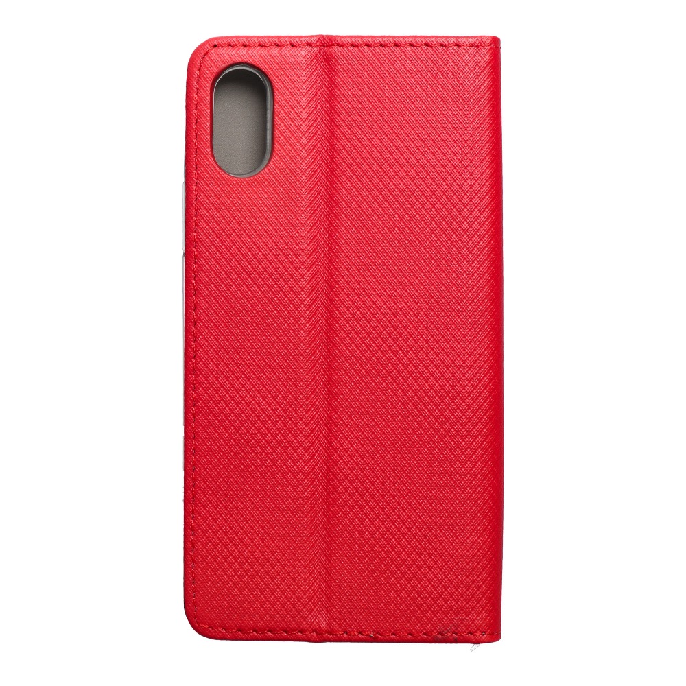 Pokrowiec Smart Magnet Book czerwony Apple iPhone X