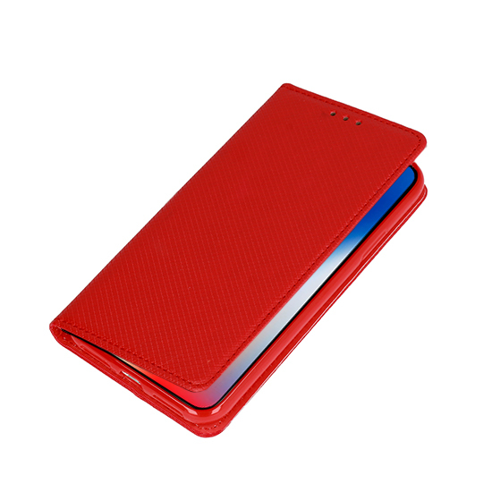 Etui zamykane z klapką i magnesem Smart Magnet czerwony Huawei Mate 20 Lite / 6 Etui zamykane z klapką i magnesem Smart Magnet czerwony Huawei Mate 20 Lite / 6