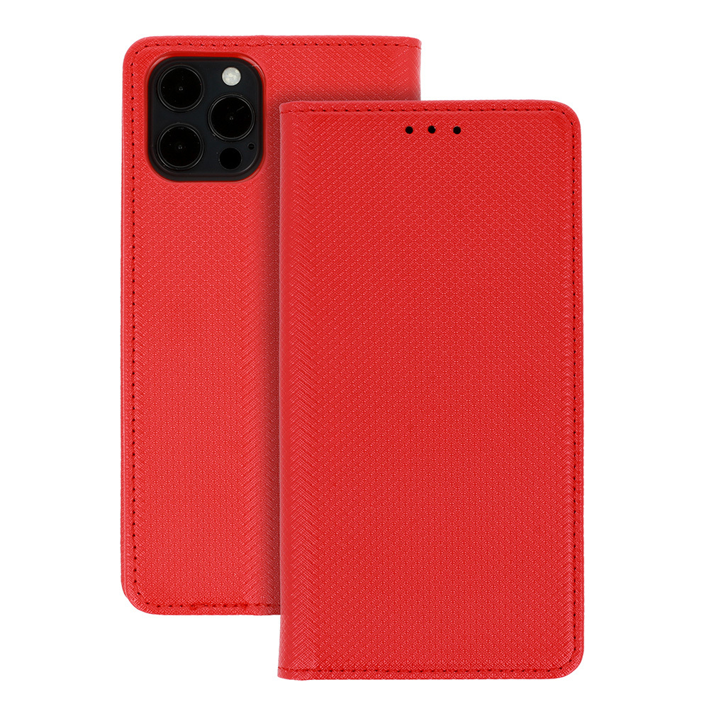Pokrowiec Smart Magnet Book czerwony Huawei P8 Lite