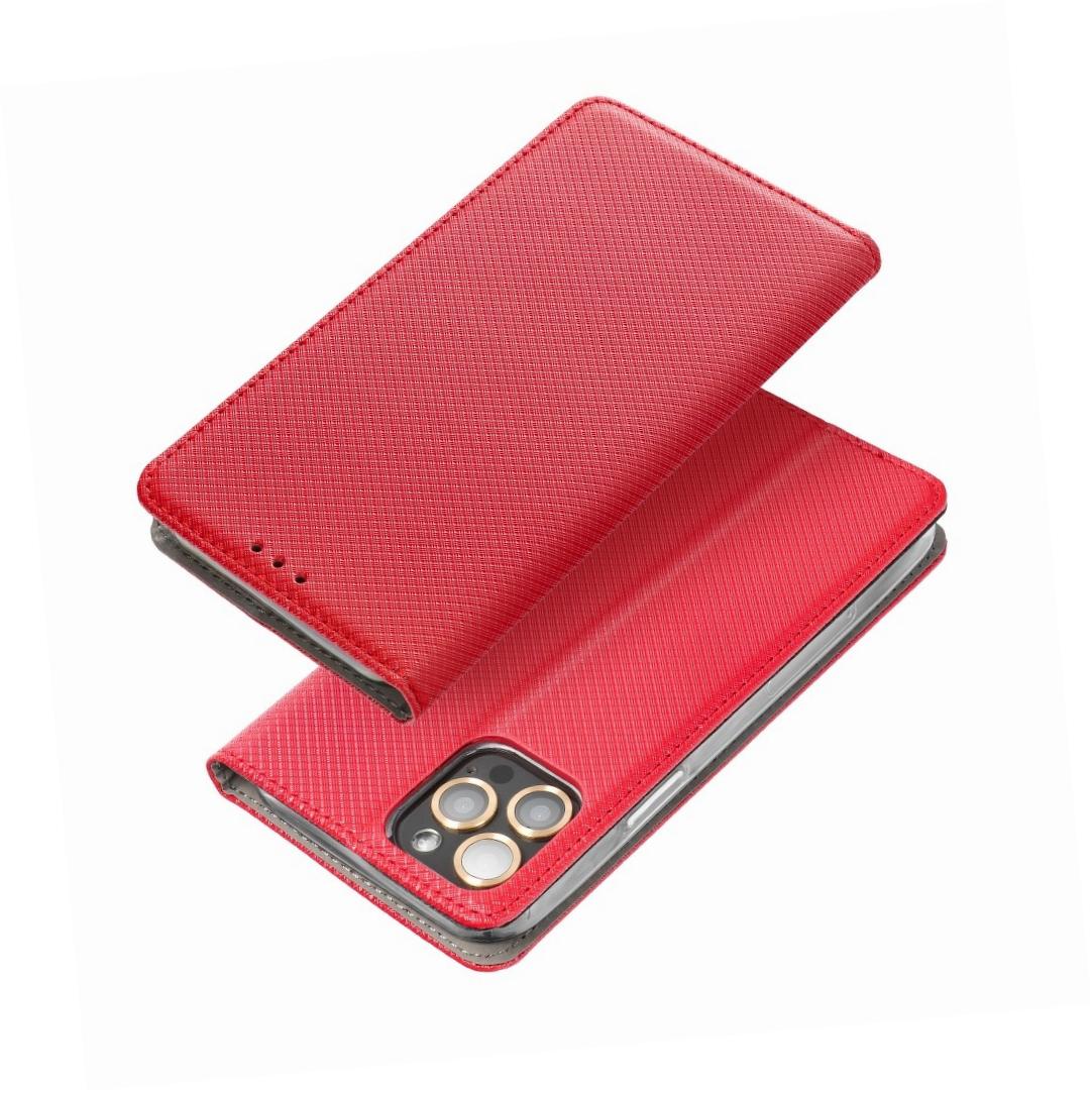 Etui zamykane z klapk i magnesem Smart Magnet czerwony Samsung A52