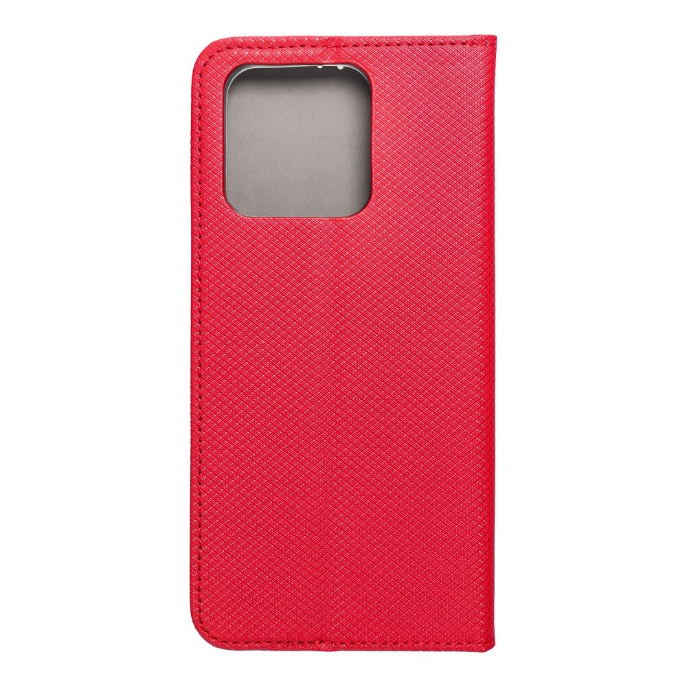 Etui zamykane z klapk i magnesem Smart Magnet czerwony Xiaomi Redmi 10C / 2