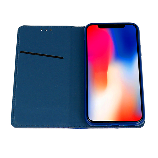 Etui zamykane z klapk� i magnesem Smart Magnet granatowy Apple iPhone 11 / 3