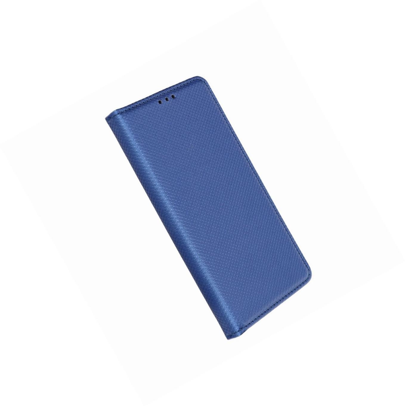 Etui zamykane z klapk� i magnesem Smart Magnet granatowy Apple iPhone 12