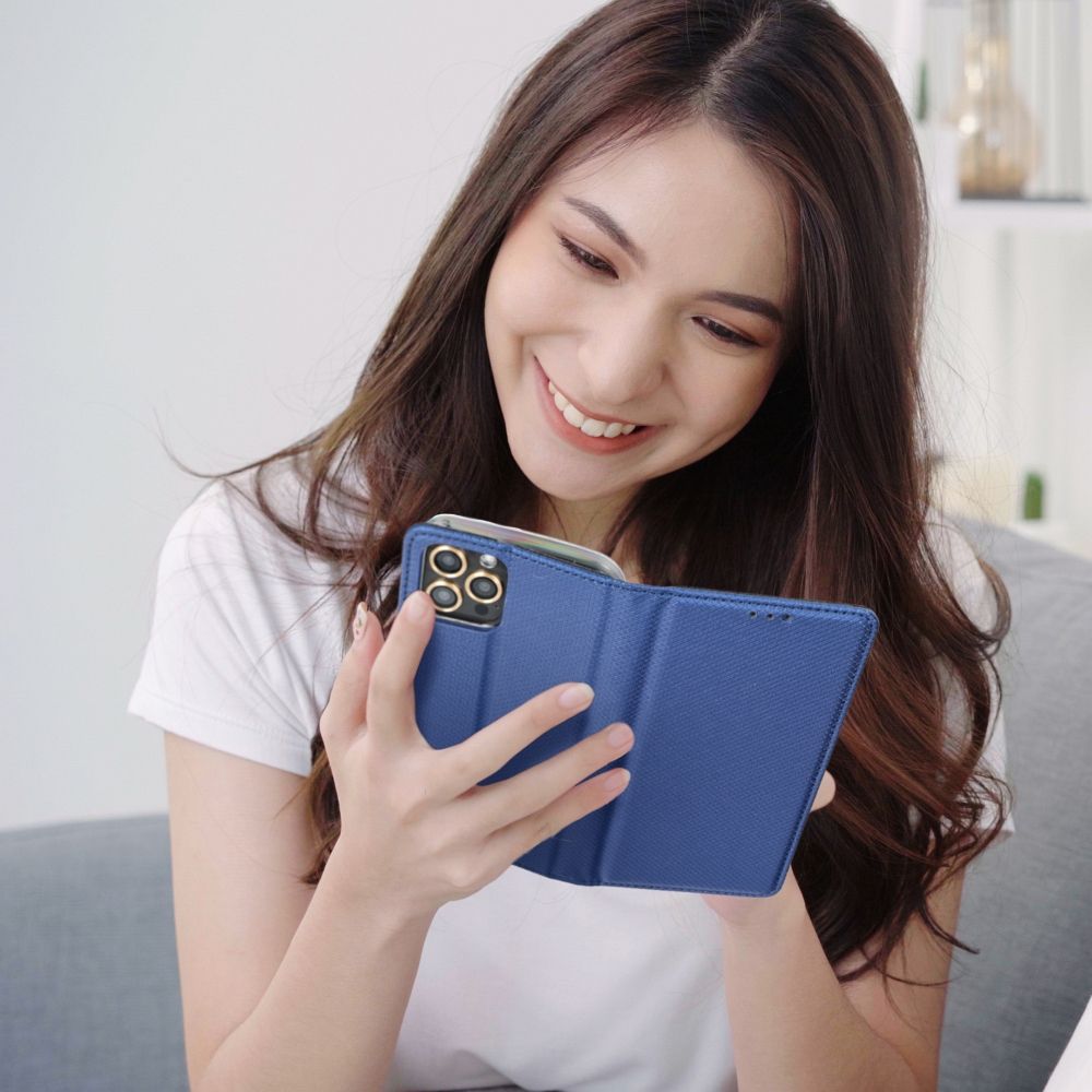 Pokrowiec Smart Magnet Book granatowy Apple iPhone 14 Max / 5 Pokrowiec Smart Magnet Book granatowy Apple iPhone 14 Max / 5