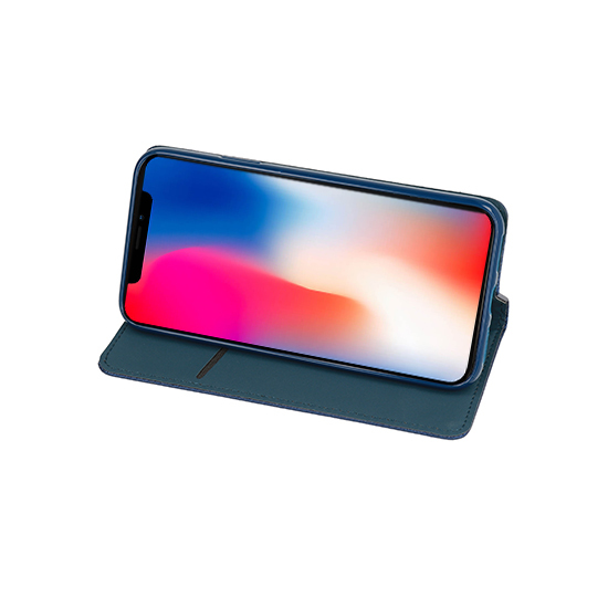 Etui zamykane z klapk i magnesem Smart Magnet granatowy Apple iPhone SE 2020 / 4