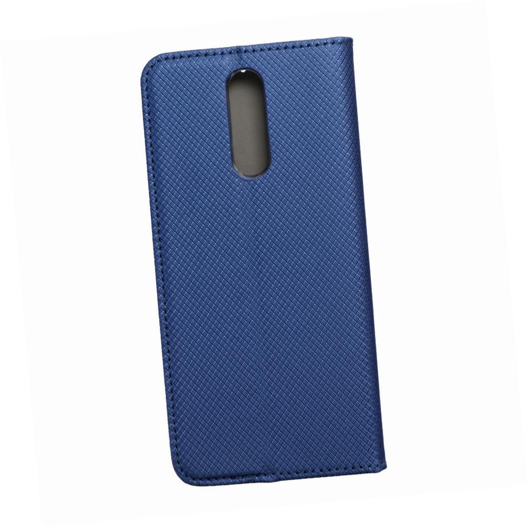 Etui zamykane z klapk� i magnesem Smart Magnet granatowy Huawei Mate 10 Lite